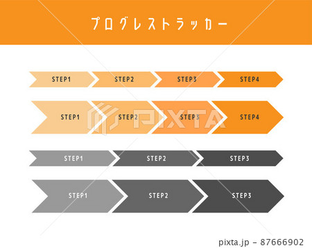 プログレストラッカー progress tracker 87666902