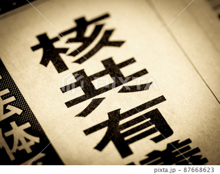 「核共有」の見出し 87668623