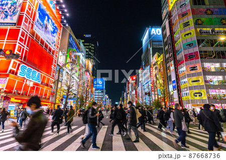 日本の東京都市景観 3.11…BA.2多重感染爆発…自宅放置死2月過去最多…賑わう秋葉原=11日 日本の東京都市景観 3.11…BA.2多重感染爆発…自宅放置死2月過去最多…賑わう秋葉原=11日 87668736