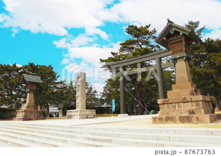 島根県出雲市「出雲大社 鳥居」 87673763