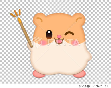 可愛倉鼠的插圖素材解釋3 87674945
