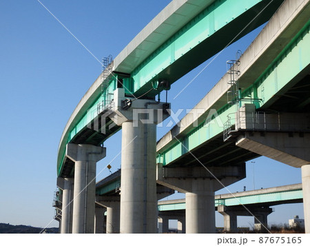 利府ジャンクションを下から見上げた風景 87675165