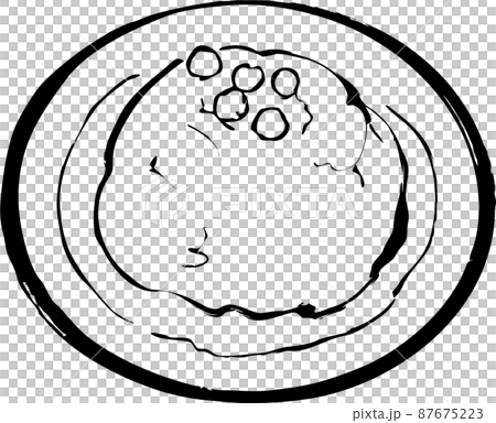 天津飯のイラスト 天津飯のイラスト 87675223