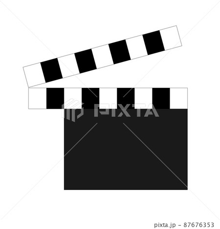 映画の撮影用の道具、カチンコ。 87676353