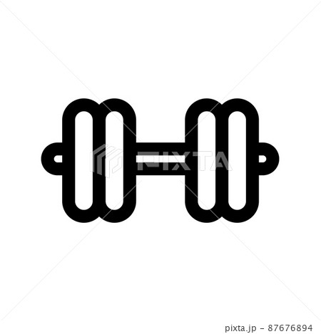 dumbbell icon 87676894