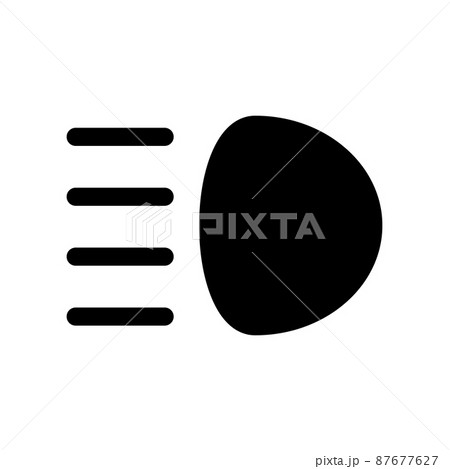 fog lamp icon fog lamp icon 87677627