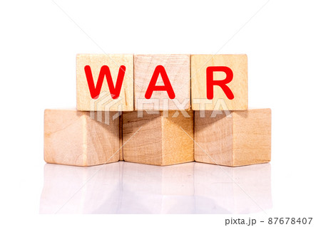 A word war. War Concept. 87678407