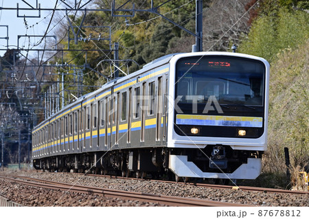 総武本線 四街道-物井 JR東日本 209系2100番台 C604編成(幕張) 総武本線 四街道-物井 JR東日本 209系2100番台 C604編成(幕張) 87678812