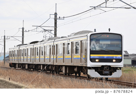 成田線　滑河－下総神崎　JR東日本　209系2100番台　C430編成（幕張） 87678824