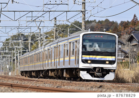 成田線　佐倉－酒々井　JR東日本　209系2100番台　C624編成（幕張） 87678829