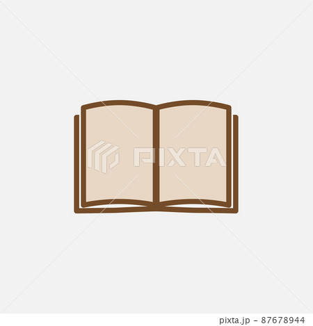 Book icon isolated on white background 87678944