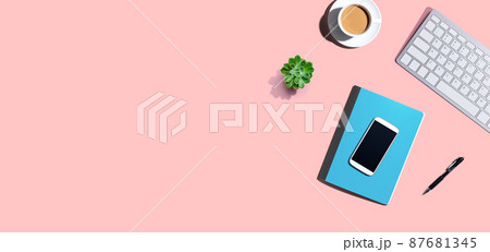 desk-gadgets-office-supplies-flat-lay-copy-space-computer-keyboard-smart-phone-coffee-biscuits-around-workplace-70083744  - R&J Strategic Communications