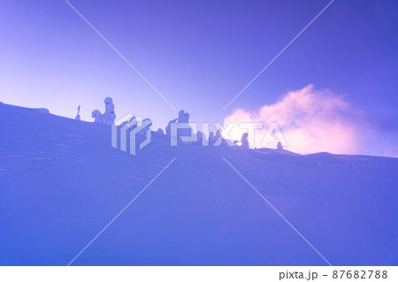 樹氷と青空（宮城蔵王） 87682788