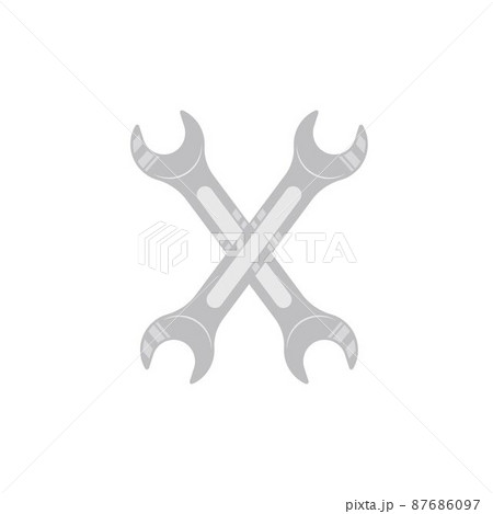 wrench vector element concept design template 87686097