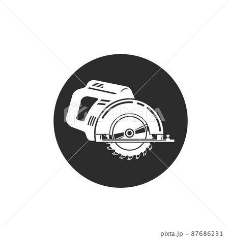 circular saw machine  vector illustration design 87686231