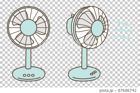 扇風機のイラスト 87686742