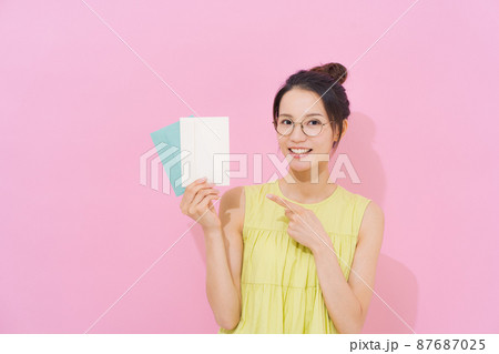 封筒　レターセット　手紙　女性 87687025