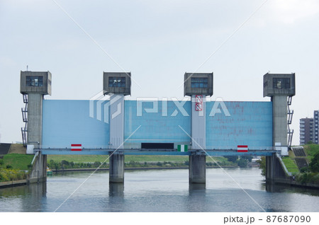 新岩淵水門 新岩淵水門 87687090
