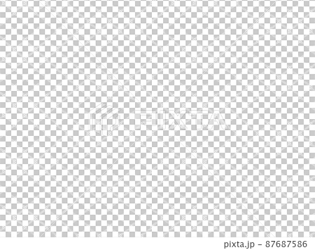 菱形金網　菱形フェンス　イラスト　かすれ　背景　金網フェンス　(白)　white 87687586