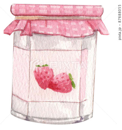 Strawberry harvest and decor watercolor png icon 87688055