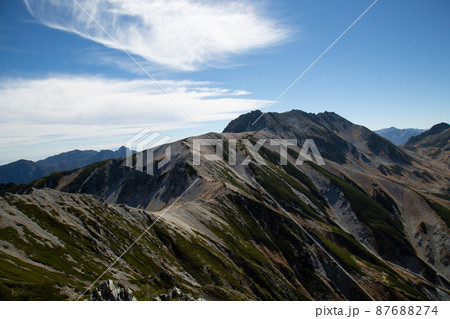 富山県 10月 立山三山 別山から雄山まで雄大な縦走路 一般登山の人気コース の写真素材 富山県 10月 立山三山 別山から雄山まで雄大な縦走路 一般登山の人気コース の写真素材