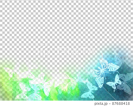 Butterfly watercolor frame, wallpaper Butterfly watercolor frame, wallpaper 87688418