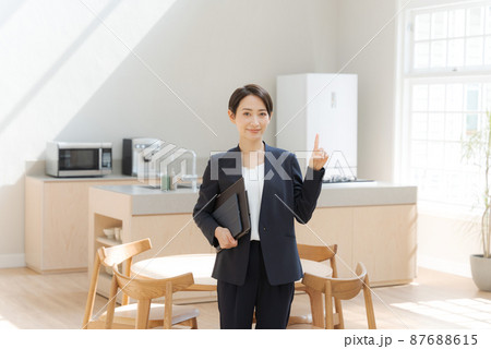 住宅案内 女性 住宅案内 女性 87688615