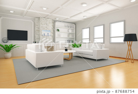 Living room interior Living room interior 87688754