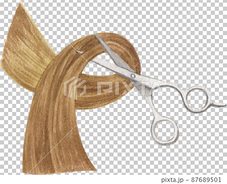 Salon hair beauty watercolor png icon 87689501
