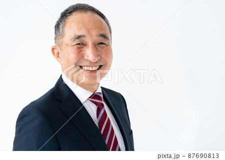 ビジネスマン ポートレート シニア ビジネスマン ポートレート シニア 87690813