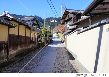 比叡山坂本の町並み(滋賀県大津市) 比叡山坂本の町並み(滋賀県大津市) 87694011