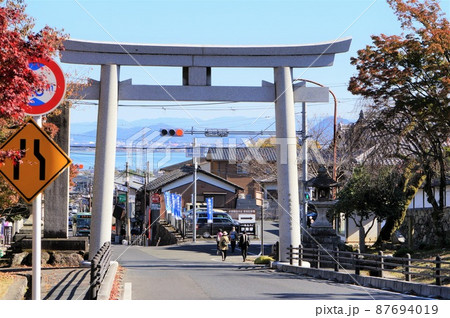 日吉大社　二ノ鳥居（滋賀県大津市） 87694019