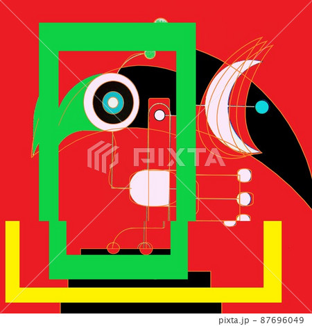 鳥アート6 87696049