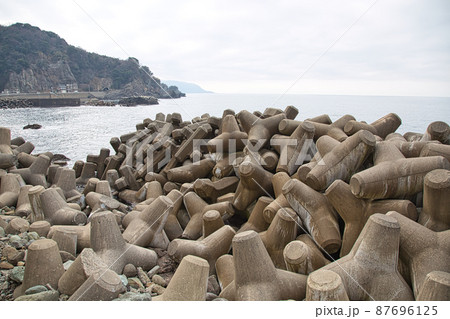 海洋汚染(越前海岸) 海洋汚染(越前海岸) 87696125