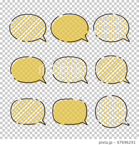 A set of various rounded balloons A set of various rounded balloons 87696291