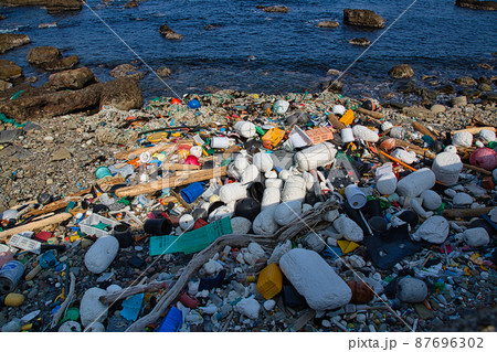 海洋汚染(越前海岸) 海洋汚染(越前海岸) 87696302