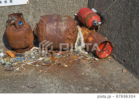 海洋汚染(越前海岸) 海洋汚染(越前海岸) 87696304