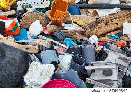 海洋汚染（越前海岸） 87696342