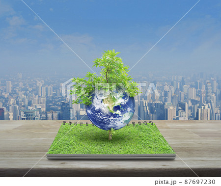 Business ecology concept, Elements of this image furnished by NASA 87697230
