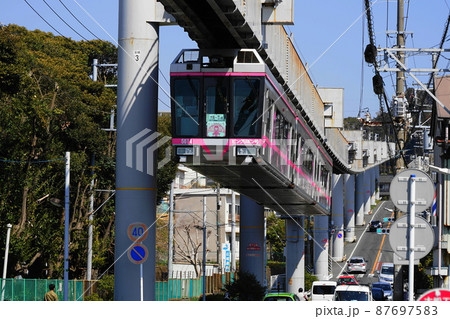 3月 鎌倉1331湘南深沢駅付近・湘南モノレール 3月 鎌倉1331湘南深沢駅付近・湘南モノレール 87697583