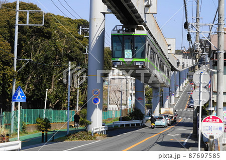 3月　鎌倉1333湘南深沢駅付近･湘南モノレール 87697585