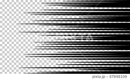 黑色平行線卡通效果線矢量素材 黑色平行線卡通效果線矢量素材 87698109