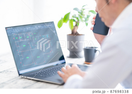 CAD操作　作図　製図　図面　提案　リノベーション 87698338