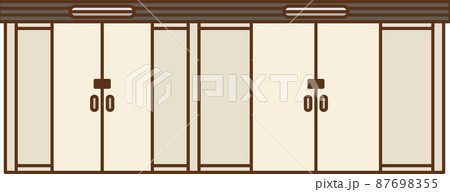 業務用大型物置のイラスト 87698355