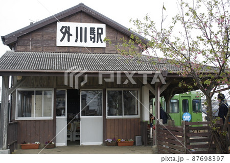 銚子電鉄外川駅駅舎 87698397