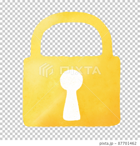 Security white keyhole padlock analog illustration Security white keyhole padlock analog illustration 87701462