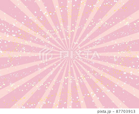 星屑　星　集中線　背景　壁紙　ピンク色 87703913