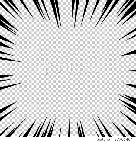 Black concentrated line vector material 87705404
