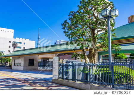 【東京の都市風景】両国国技館 87706017