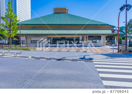 【東京の都市風景】両国国技館 【東京の都市風景】両国国技館 87706043